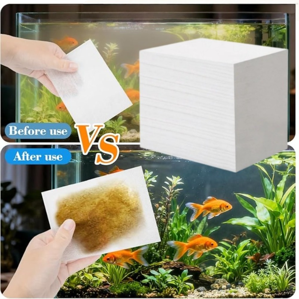 Aquarium Fish Yellow - 50 Peças de Papel Absorvente para