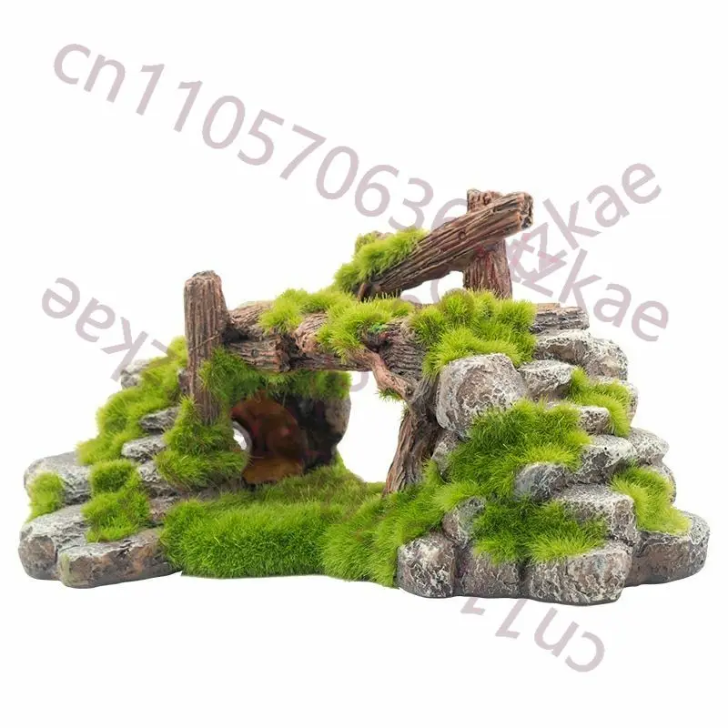Aquarium Fish Bridge - Ornamento Criativo de Resina para Aquário,