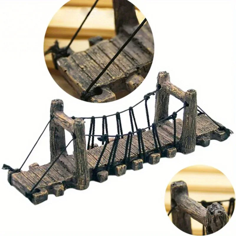 Aquarium Fish Bridge - 1 Peça de Decoração para Aquário: