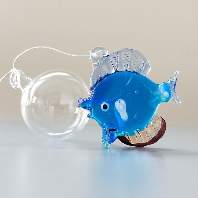Aquarium Fish Glass - 367A 6pcs decoração flutuante vidro colorido