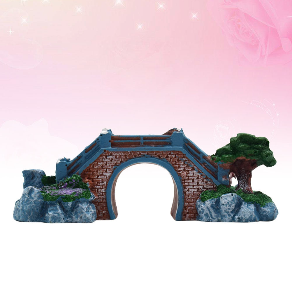 Aquarium Fish Bridge - Ponte de Resina para Aquário, Ornamento