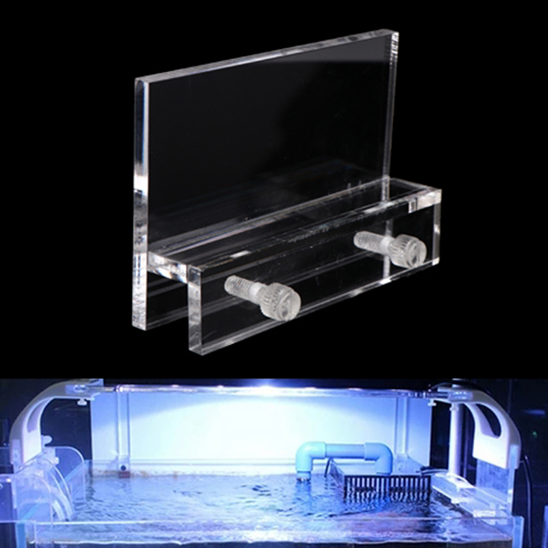 Aquarium Fish Elevator - 1pc acrílico claro aquário tanque de