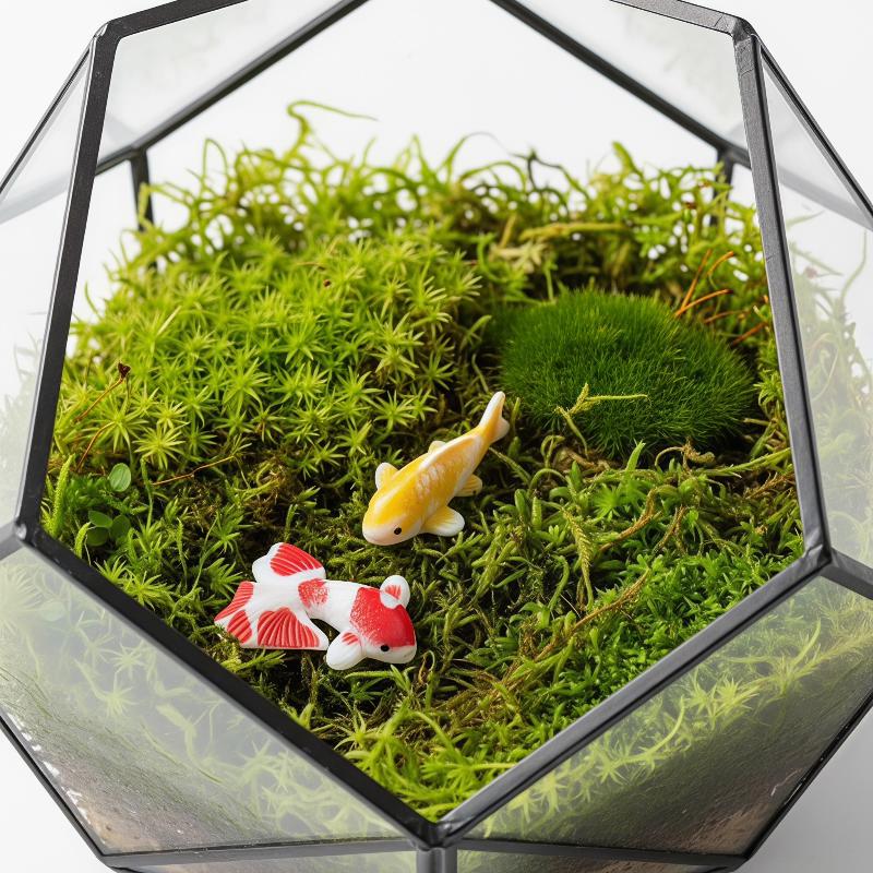Aquarium Mini Fish - Mini Figuras de Peixe Koi em