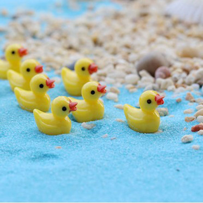 Aquarium Fish Yellow - Ornamento Flutuante de Patinho Amarelo Mini