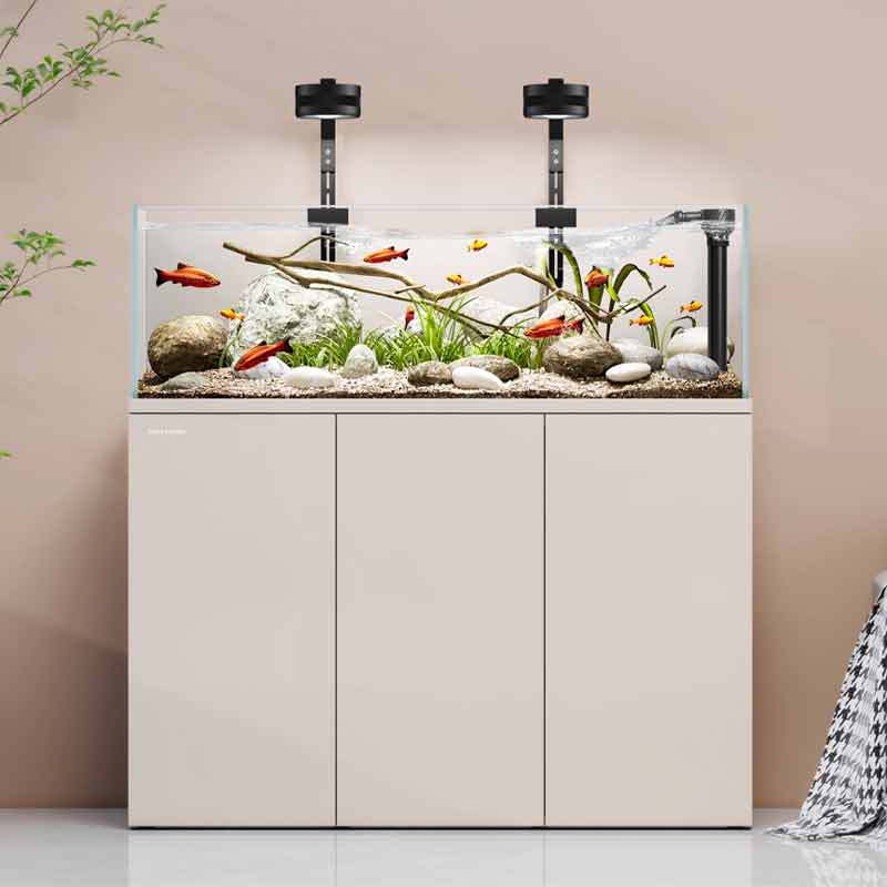 Aquarium Fish Live - Aquário Minjiang para paisagismo, com vidro