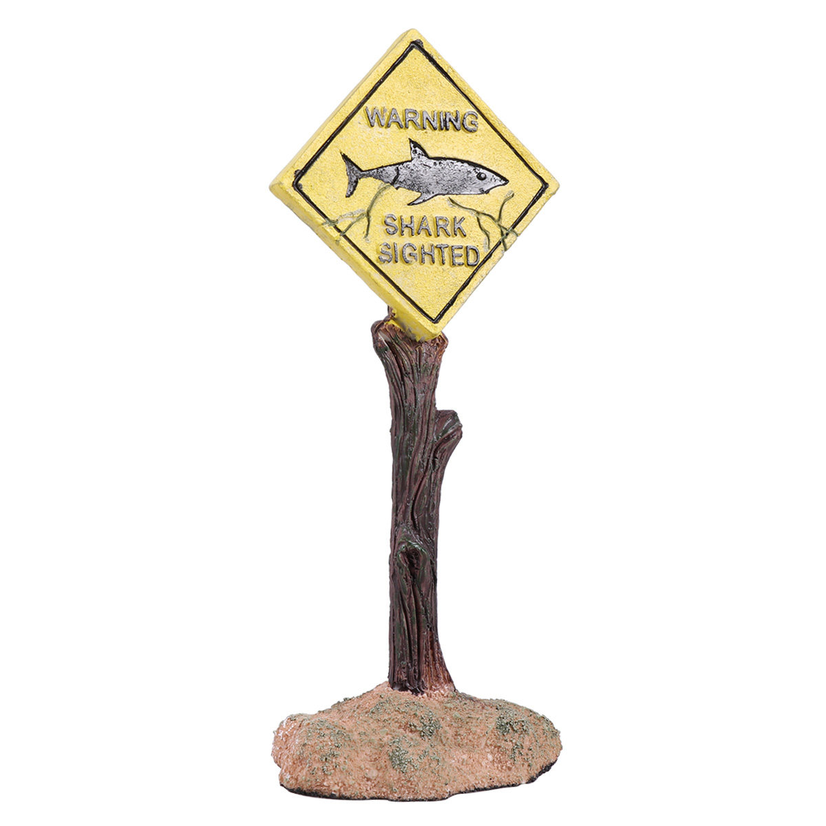 Aquarium Fish Yellow - Placa de Aviso de Resina para