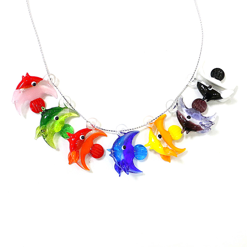 Aquarium Mini Fish - 2 peças em miniatura Estatuetas de