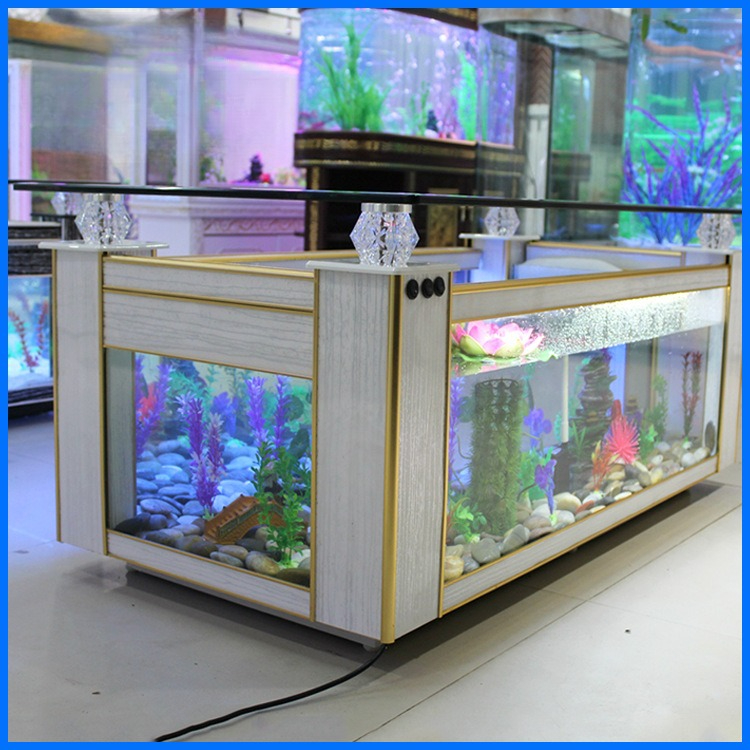 Aquarium Fish Glass - Mesa de centro para sofá, aquário