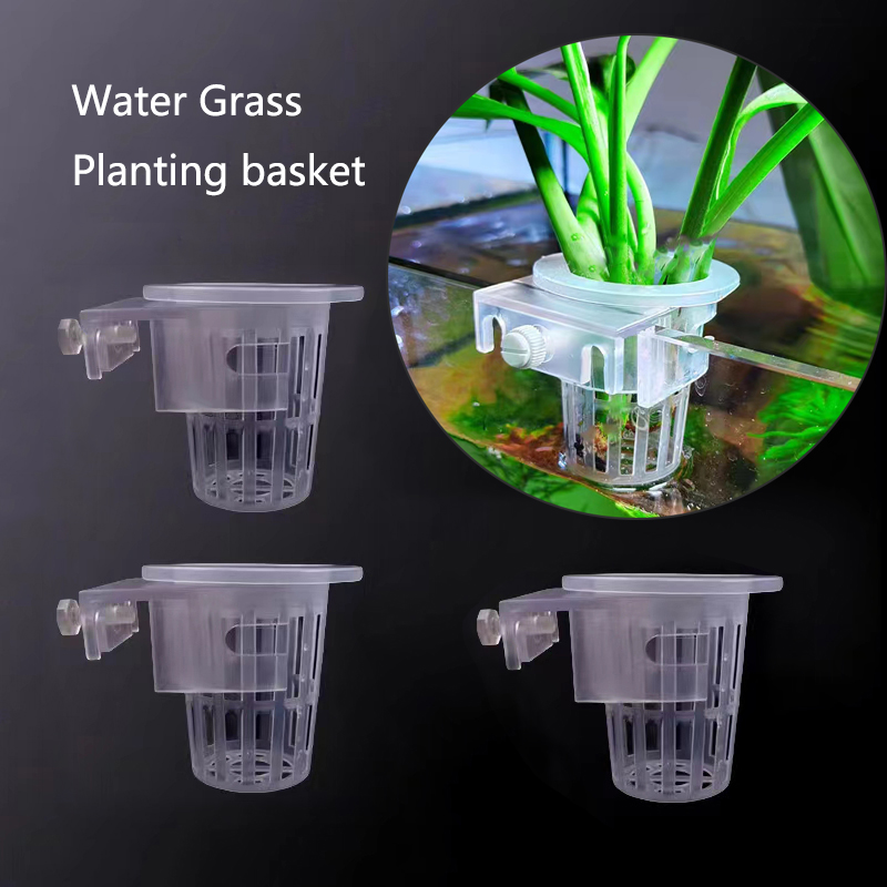 Aquarium Fish Elevator - Cesta de plantio de aquário, suporte