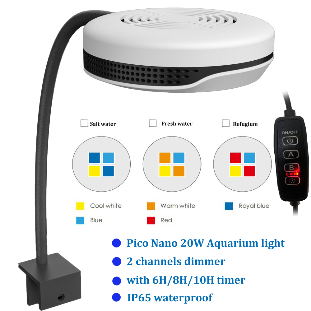Refugium Light Nano - Luz LED de Aquário de 20W
