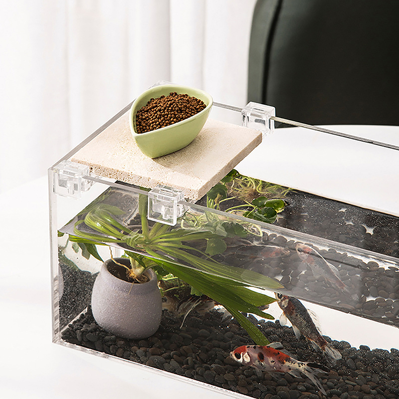 4 pçs acrílico tanque de peixe - Aquarium Fish Elevator avaliação e preço