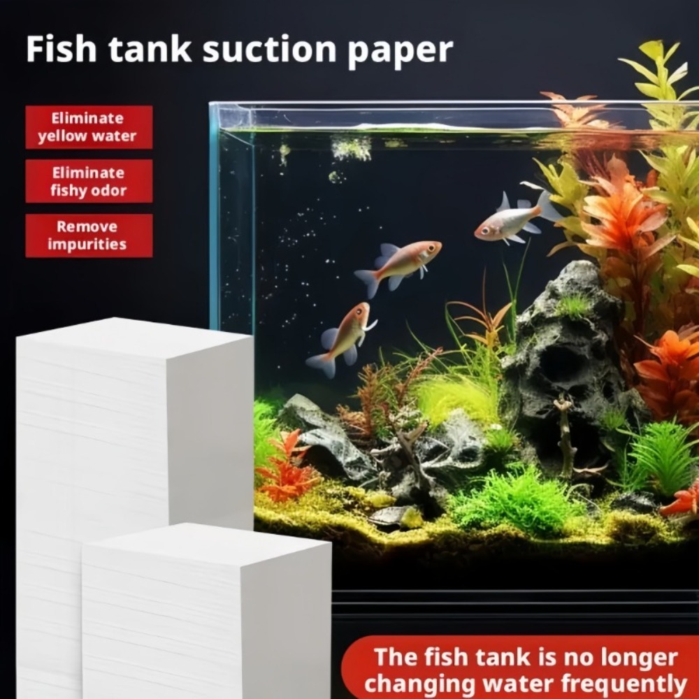 50 Peças de Papel Absorvente p - Aquarium Fish Yellow avaliação e preço