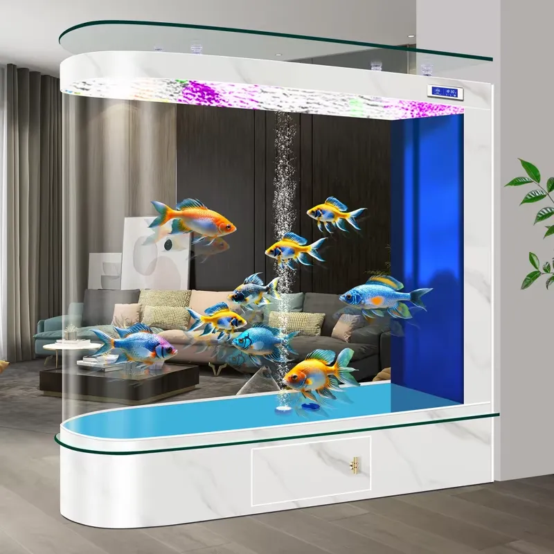 Aquário de Chão Integrado Inte - Aquarium Fish Glass avaliação e preço