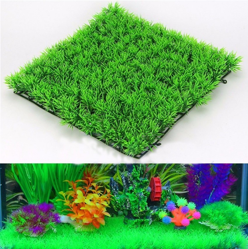 Grama verde artificial planta  - Aquarium Fish Green avaliação e preço