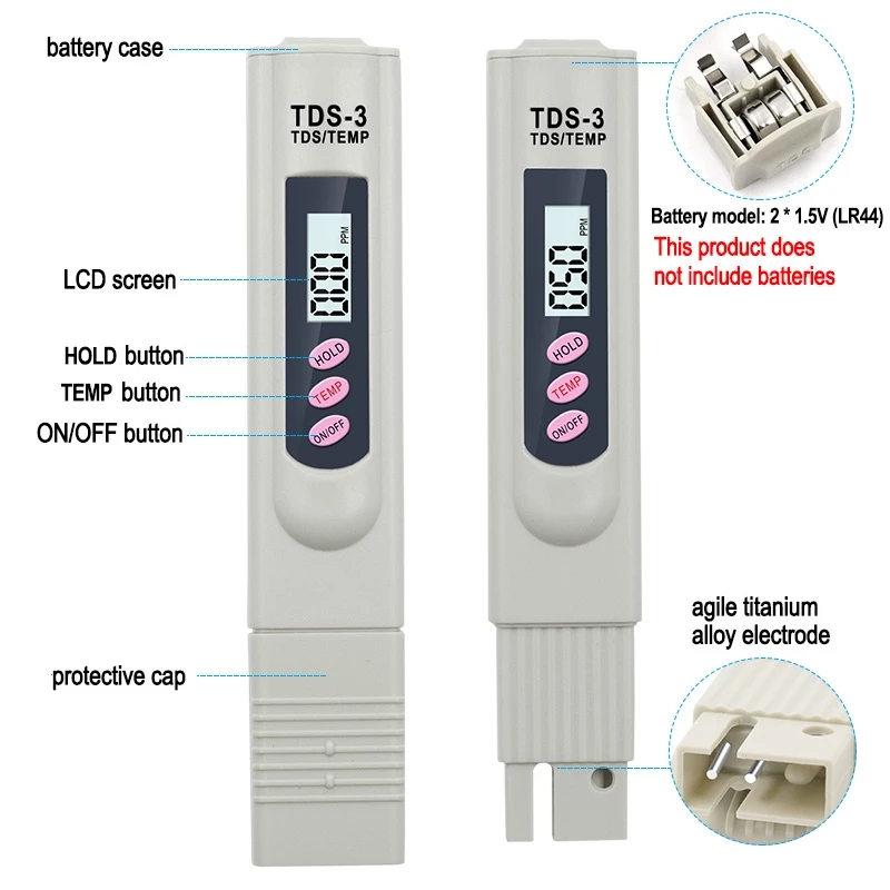 1/3 pçs portátil lcd digital t - Aquael Filter Fzn avaliação e preço