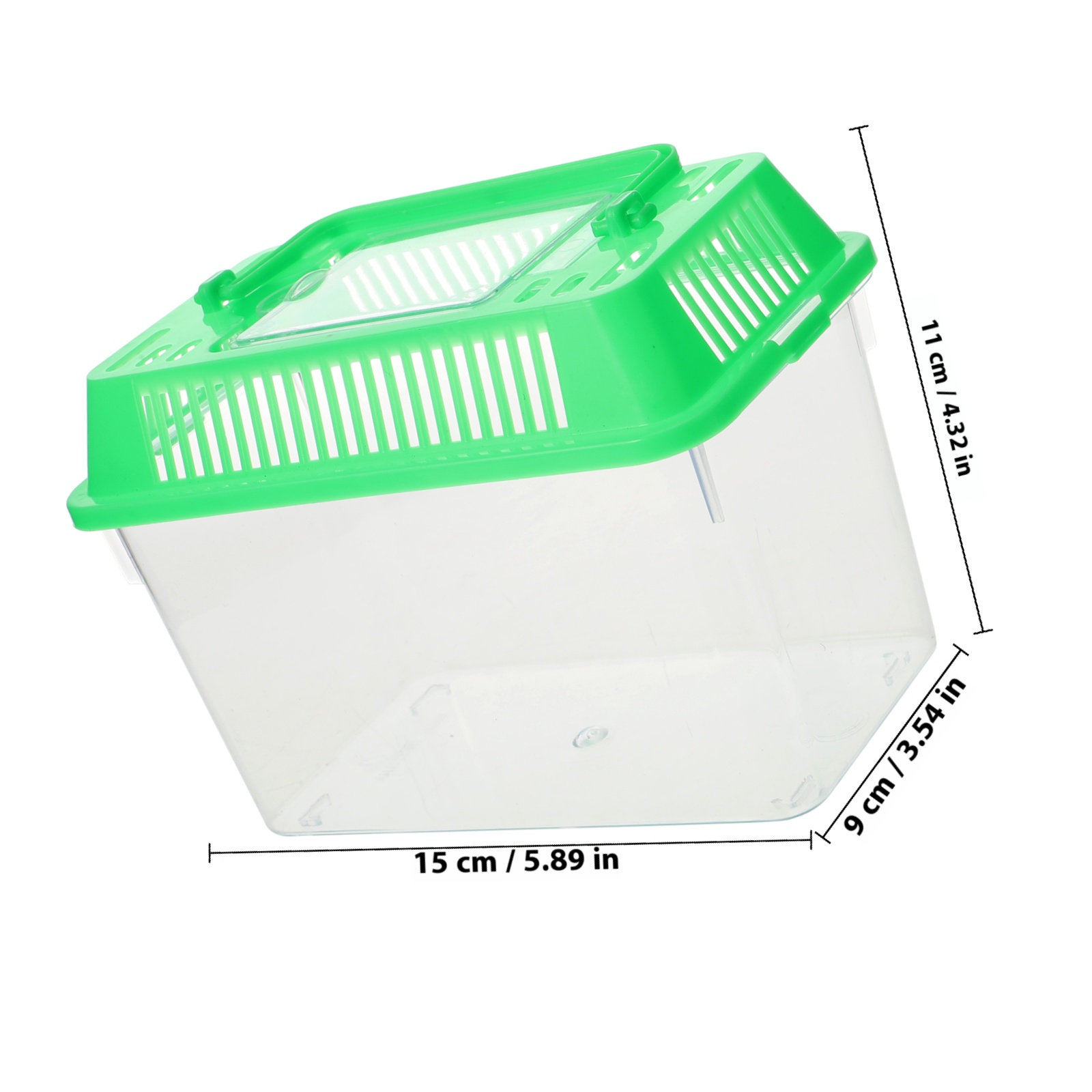 Aquário Mini Portátil de Plást - Aquarium Fish Green avaliação e preço