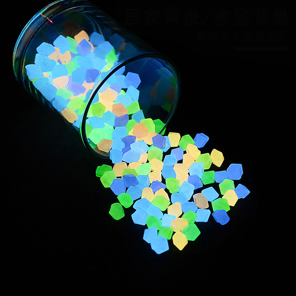 100 peças de Pedras Escuras 14 - Aquarium Fish Glow In The Dark avaliação e preço