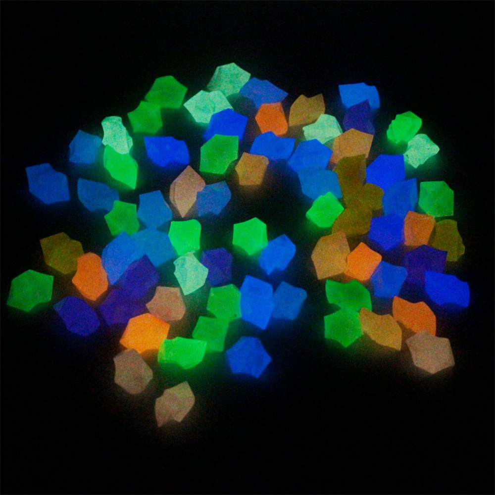 100 peças de Pedras Escuras 14 - Aquarium Fish Glow In The Dark avaliação e preço