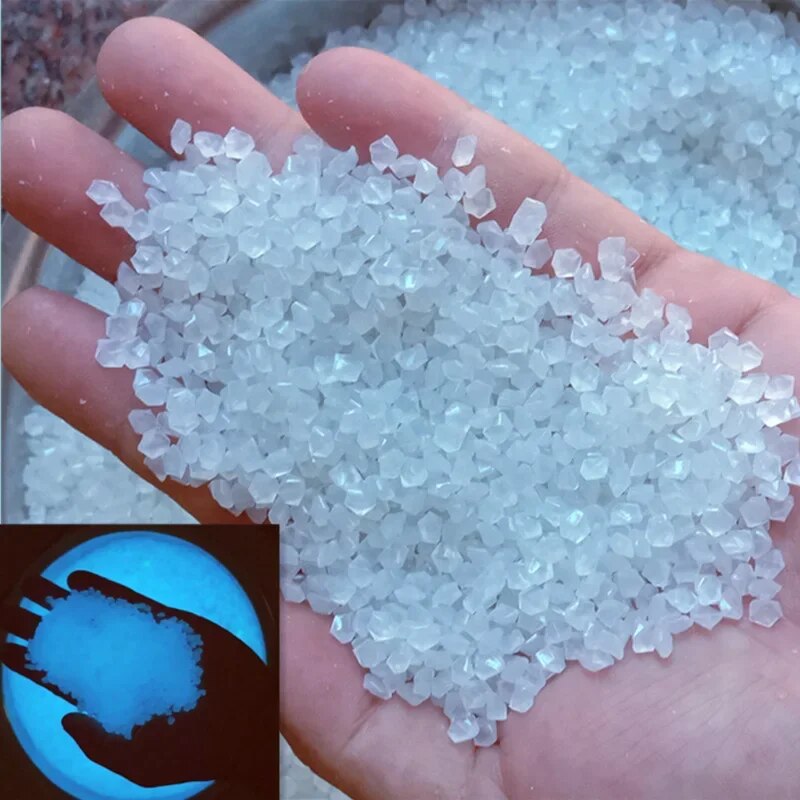 1000 pçs 3-5mm areia luminosa  - Aquarium Fish Real avaliação e preço