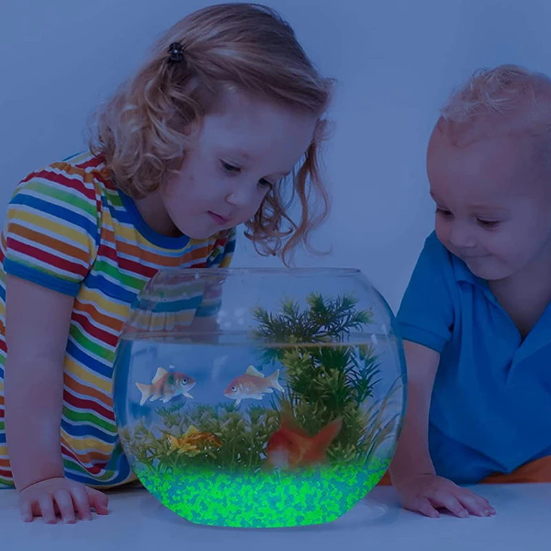 1000 pçs 3-5mm areia luminosa  - Aquarium Fish Real avaliação e preço