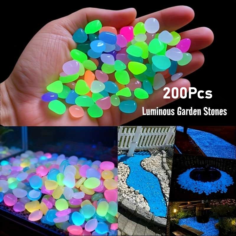 200 peças de pedras que brilha - Aquarium Fish Glow In The Dark avaliação e preço