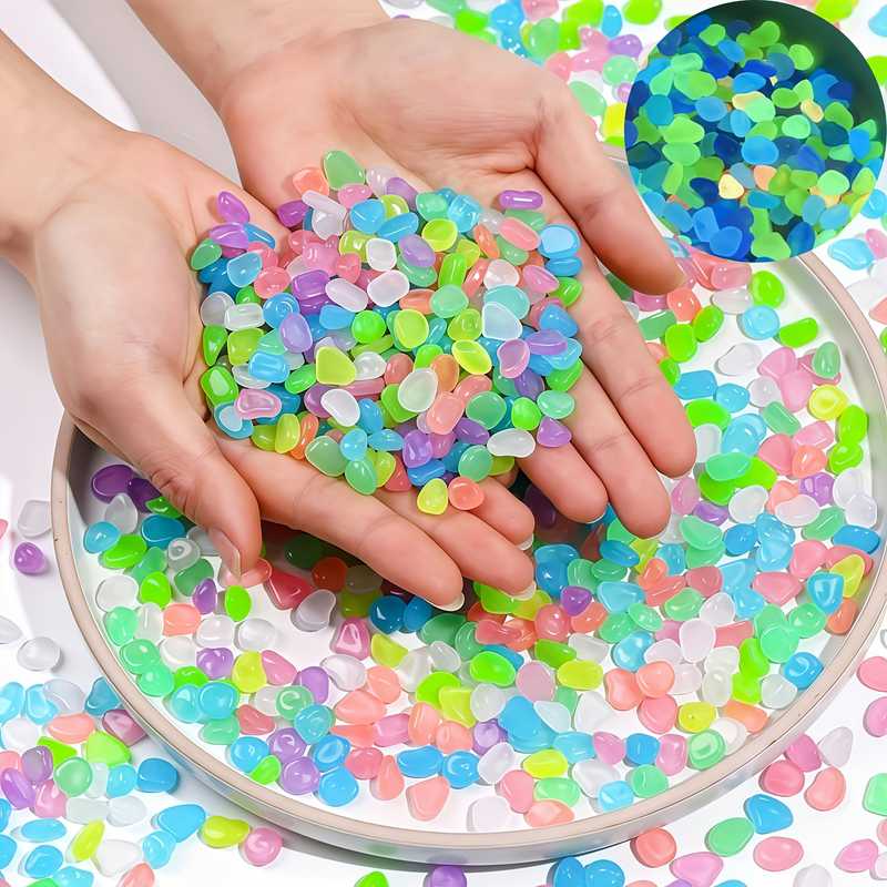 200 peças de pedras que brilha - Aquarium Fish Glow In The Dark avaliação e preço