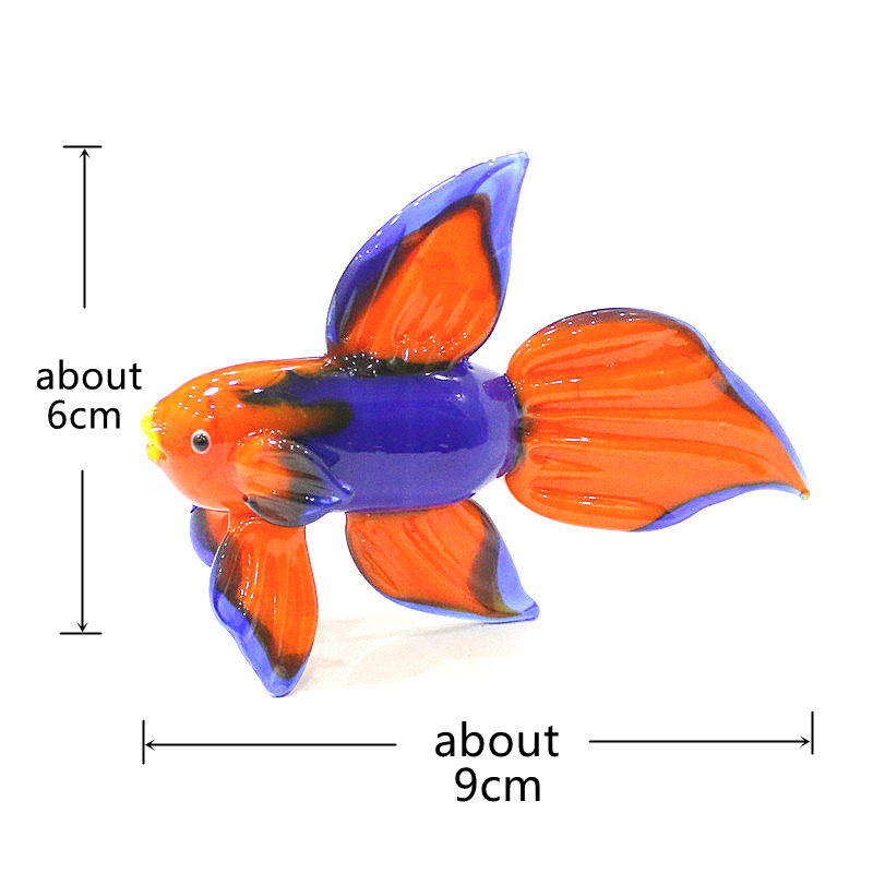 Estatueta artesanal de peixes  - Aquarium Fish Glass avaliação e preço