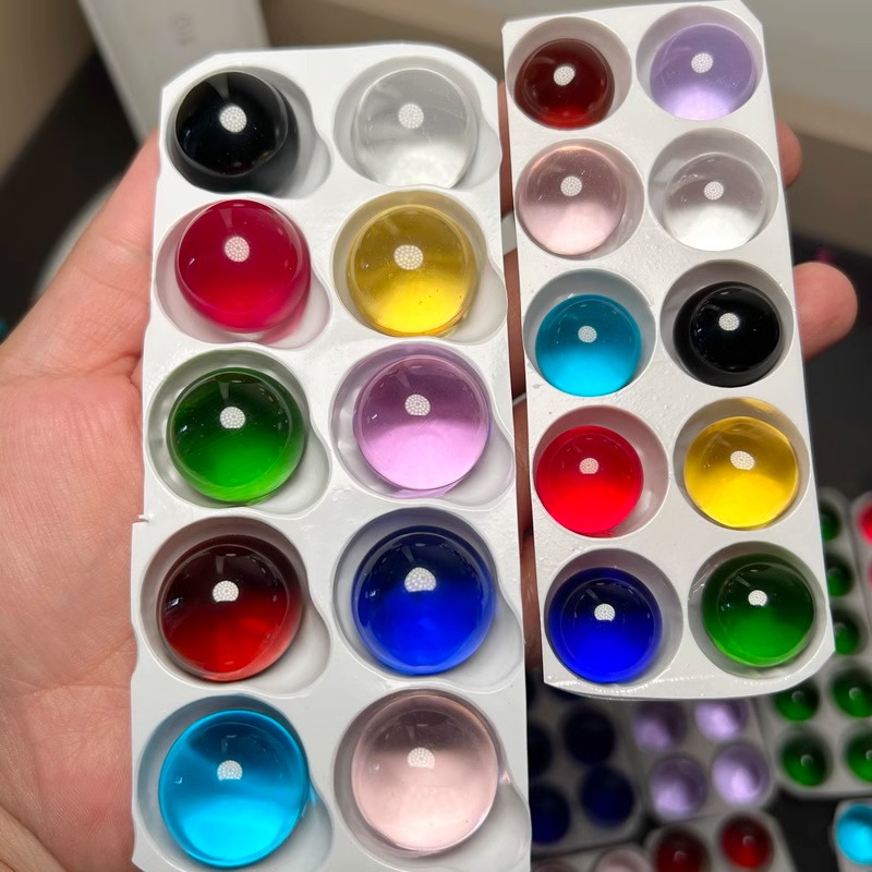 10/20 pçs bolas de vidro de co - Aquarium Fish Glass avaliação e preço