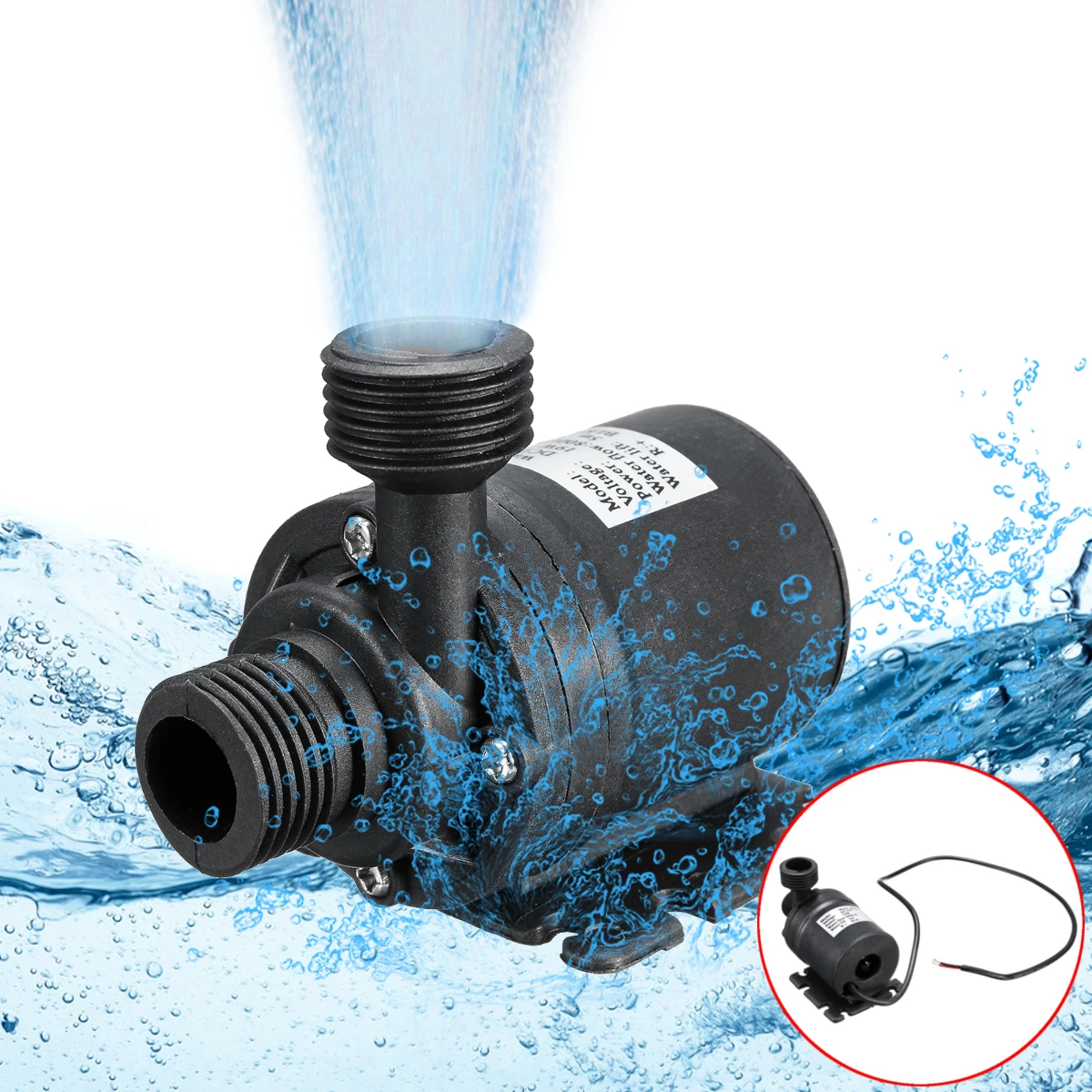 Bomba de água submersível 12v  - Powerhead Circulation Pump avaliação e preço