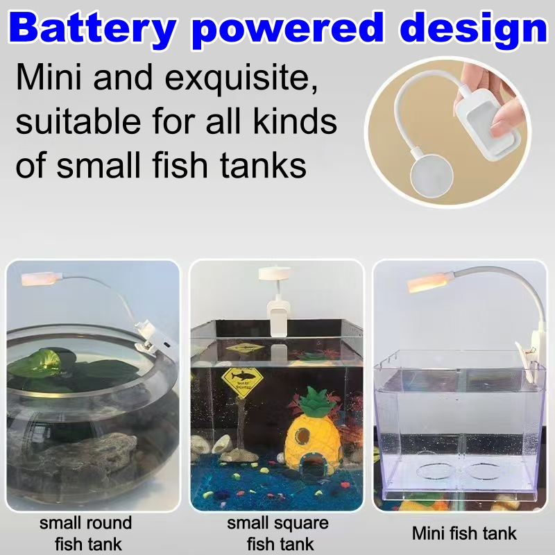 Luz LED para aquário com clipe - Aquarium Fish Colorful avaliação e preço