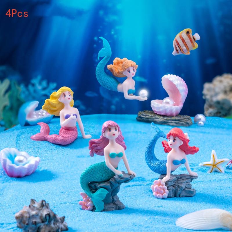 Conjunto de 4 Peças de Ornamen - Aquarium Fish Buy avaliação e preço