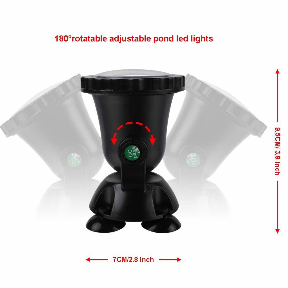 12v submersível lagoa luz mult - Aquarium Fish Colorful avaliação e preço