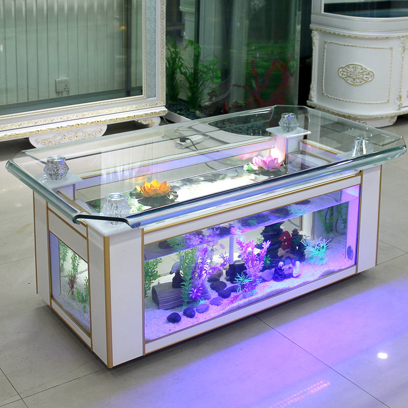Mesa de centro aquário ecológi - Aquarium Fish Live avaliação e preço