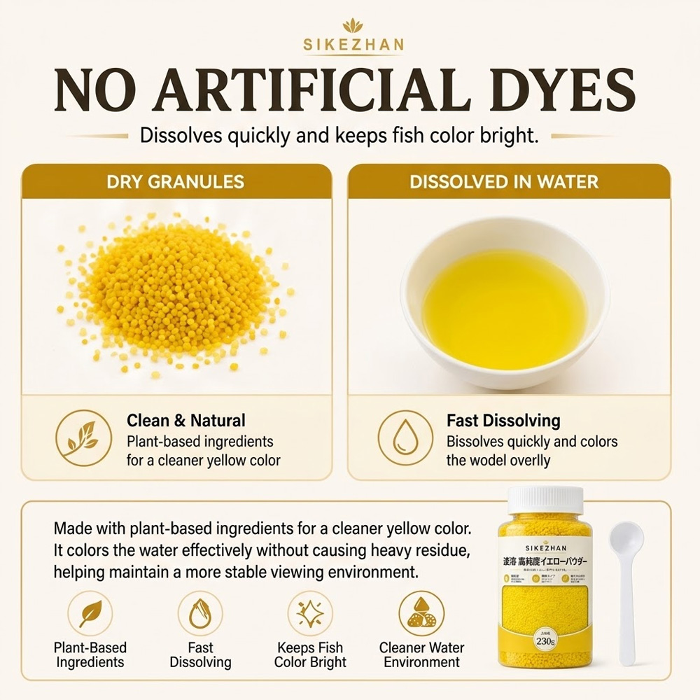 230g de Grânulos Amarelos de D - Aquarium Fish Yellow avaliação e preço
