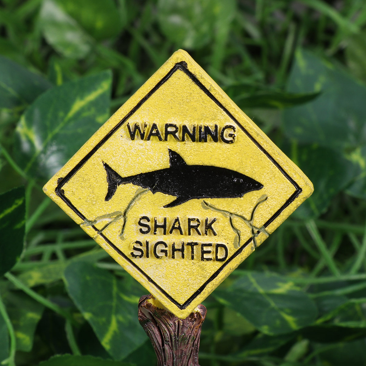 Placa de Aviso de Resina para  - Aquarium Fish Yellow avaliação e preço