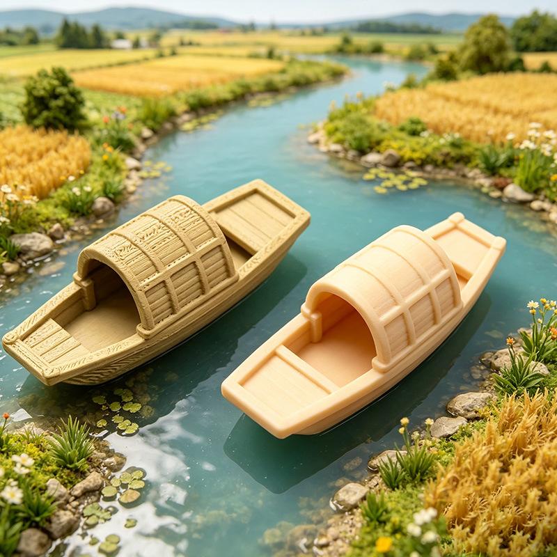 【S】Miniatura de Barco Flutuant - Aquarium Mini Fish avaliação e preço