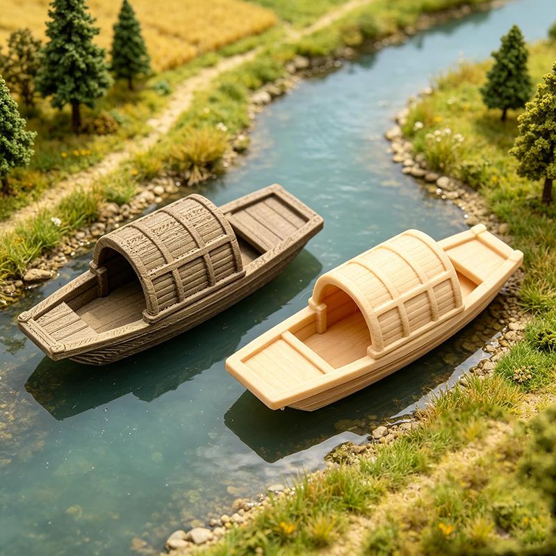 【S】Miniatura de Barco Flutuant - Aquarium Mini Fish avaliação e preço