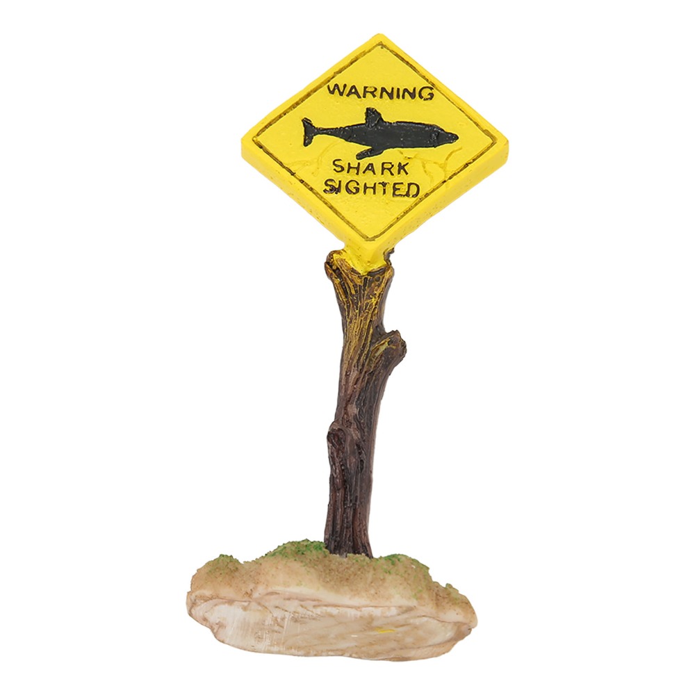 Placa de aviso de tubarão de r - Aquarium Fish Yellow avaliação e preço