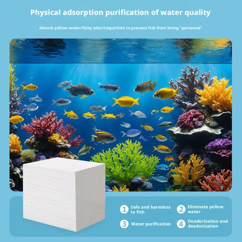 100 pçs eficiente purificador  - Aquarium Fish Yellow avaliação e preço