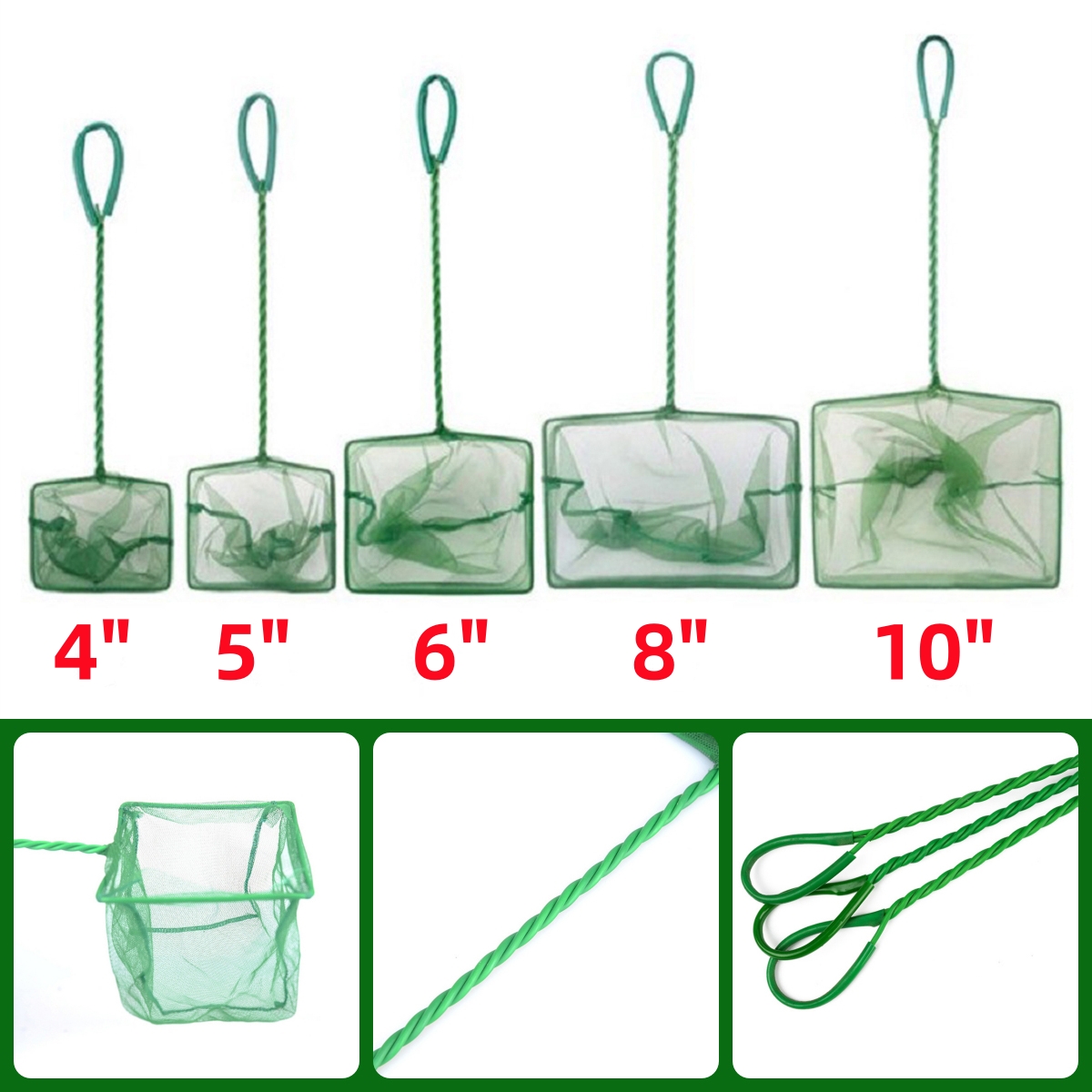 3 ~ 10 Polegada portátil náilo - Aquarium Fish Green avaliação e preço