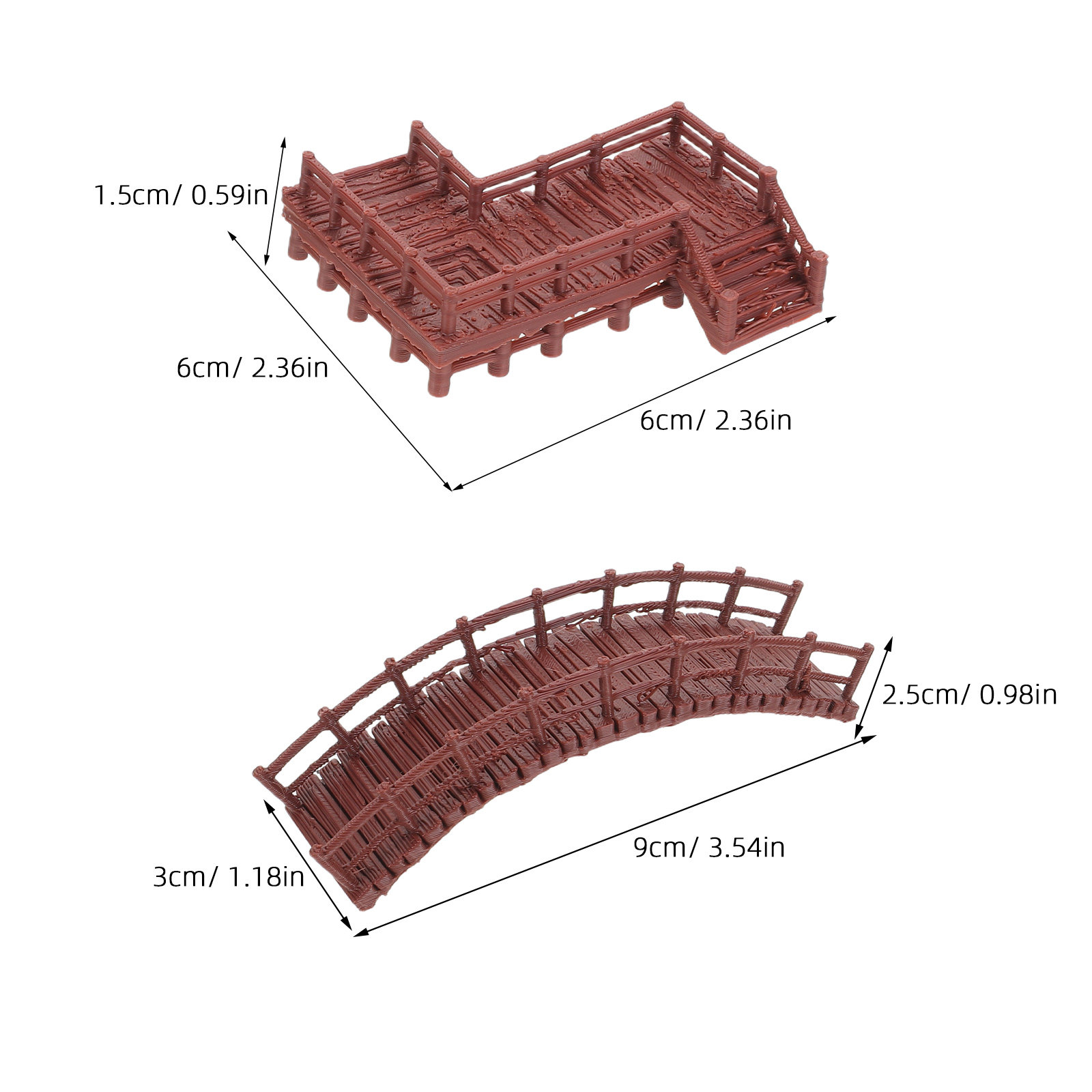 4 Peças de Ponte Miniatura par - Aquarium Fish Bridge avaliação e preço