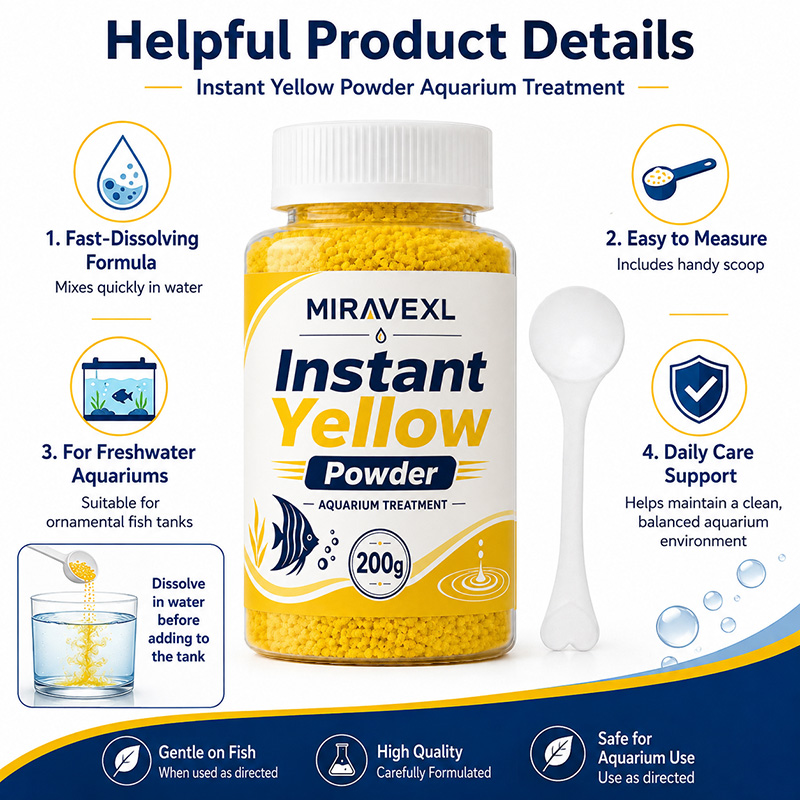 MIRAVEXL Condicionador de Água - Aquarium Fish Yellow avaliação e preço