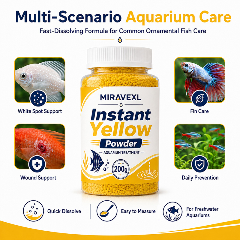 MIRAVEXL Condicionador de Água - Aquarium Fish Yellow avaliação e preço