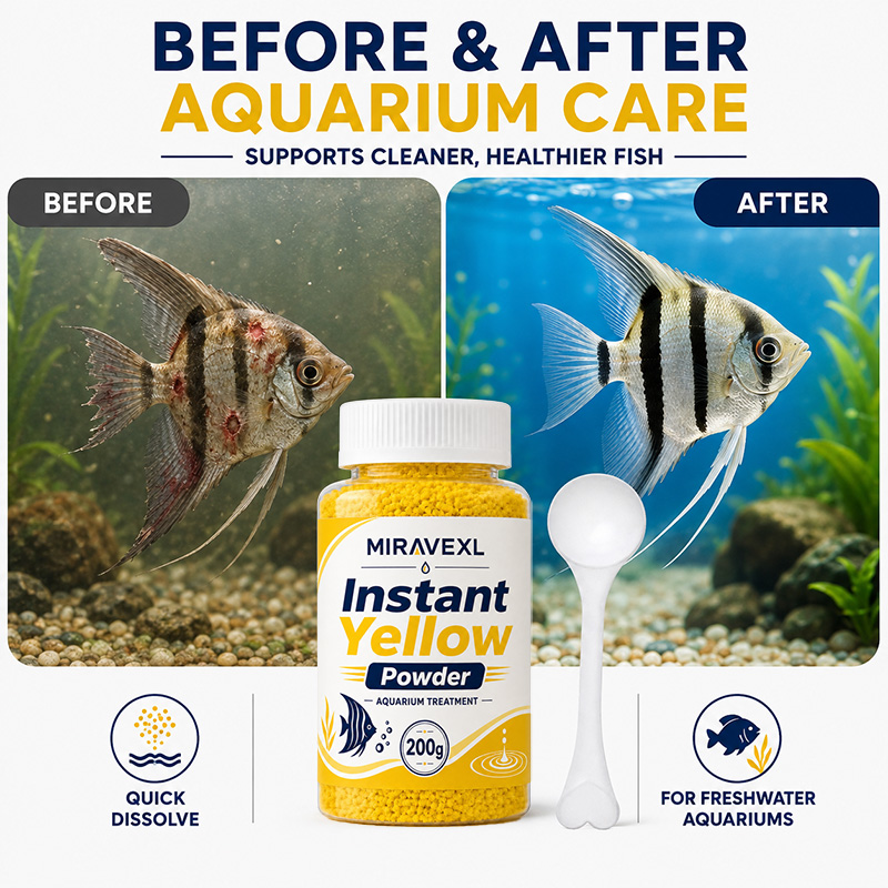 MIRAVEXL Condicionador de Água - Aquarium Fish Yellow avaliação e preço