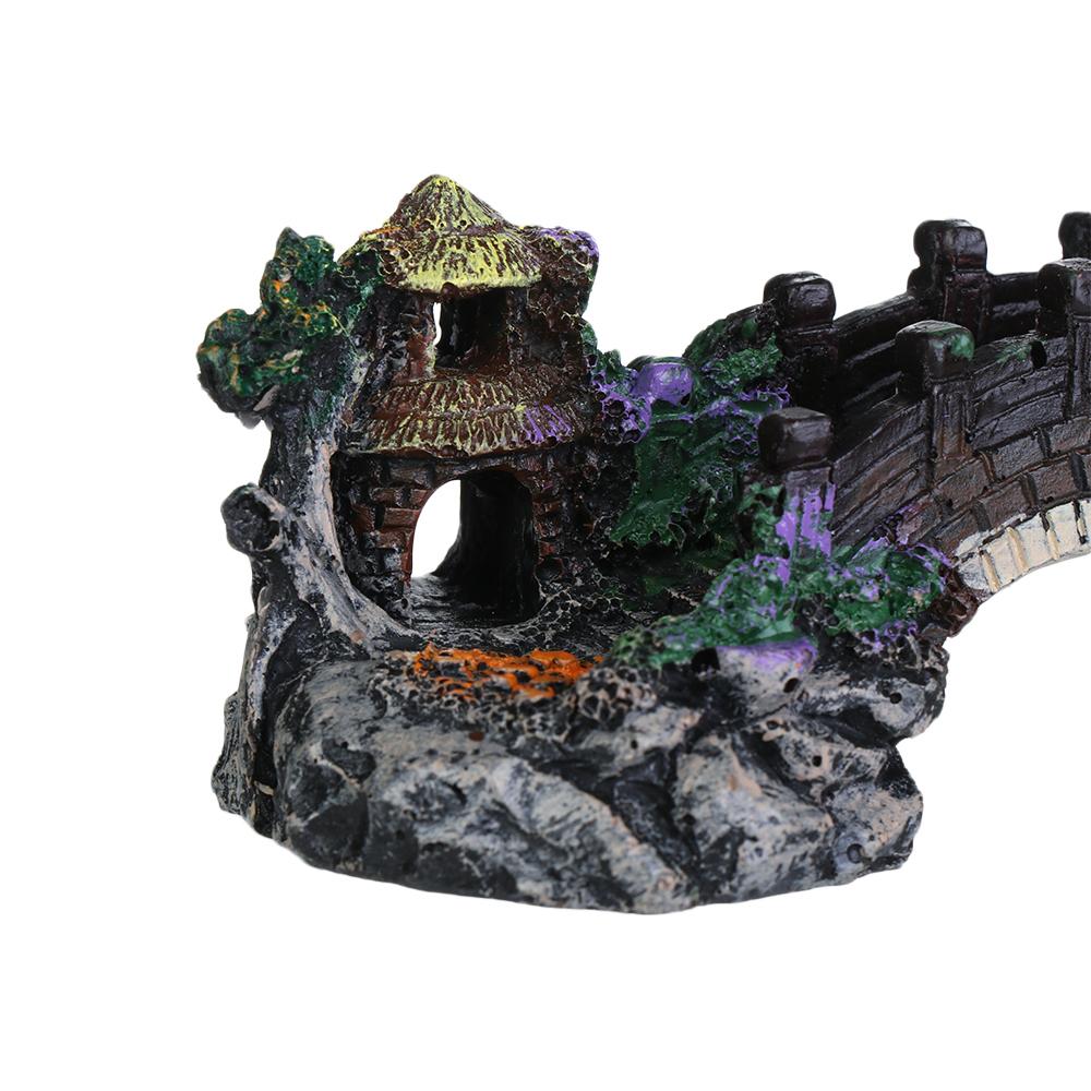 Acessórios para aquário, árvor - Aquarium Fish Bridge avaliação e preço