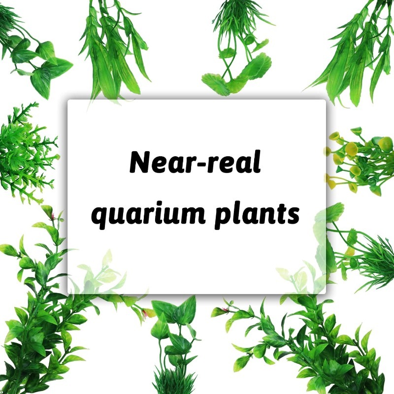 10/20 Peças de Plantas Artific - Aquarium Fish Green avaliação e preço