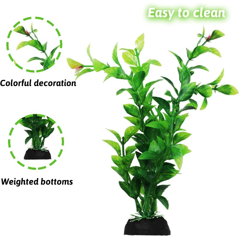 10/20 Peças de Plantas Artific - Aquarium Fish Green avaliação e preço