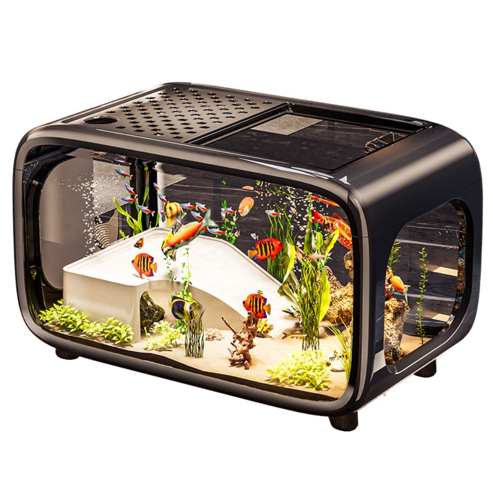 Aquário Ecológico Transparente - Aquarium Fish Live avaliação e preço