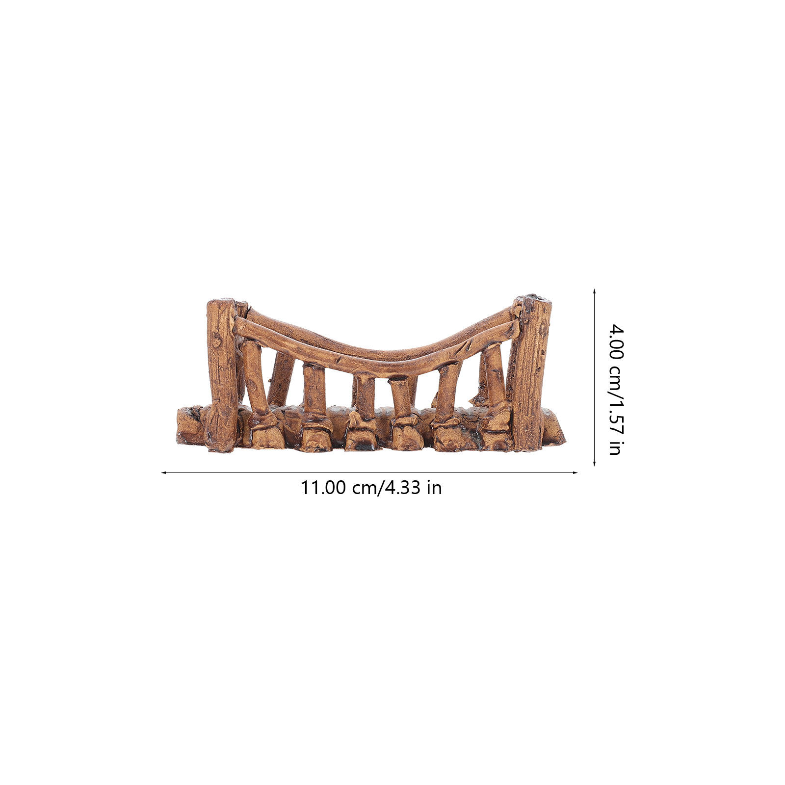 2 Peças Ponte Decorativa para  - Aquarium Fish Bridge avaliação e preço